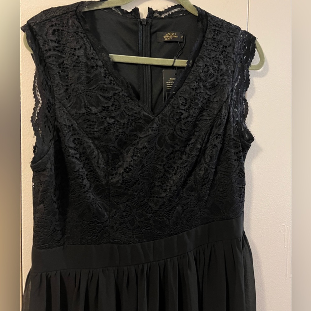 🆕 DRESSYSTAR BLACK FORMAL DRESS NWT (XL) - Picture 2 of 10